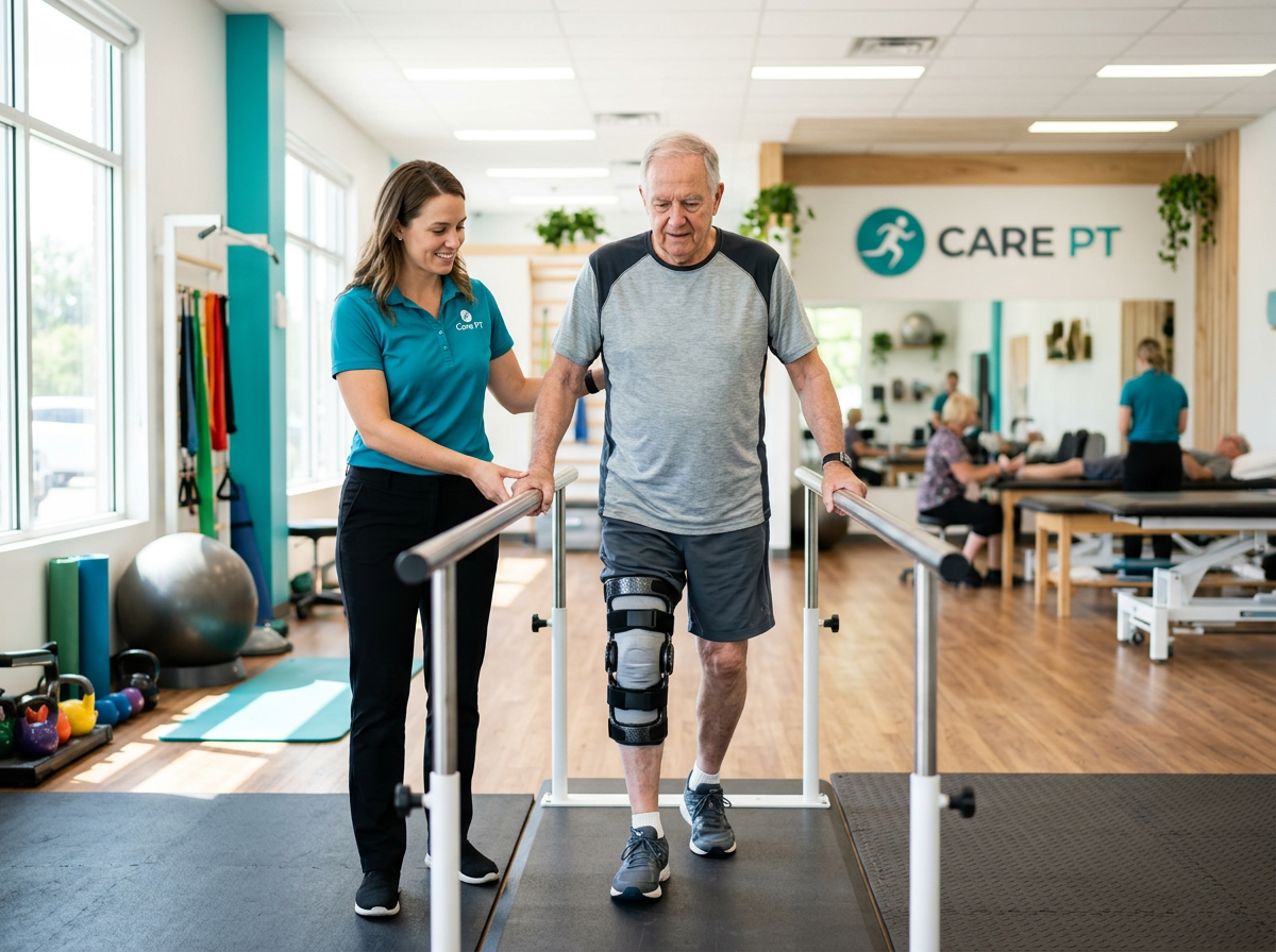 Therapist helping a patient recover from a personal injury